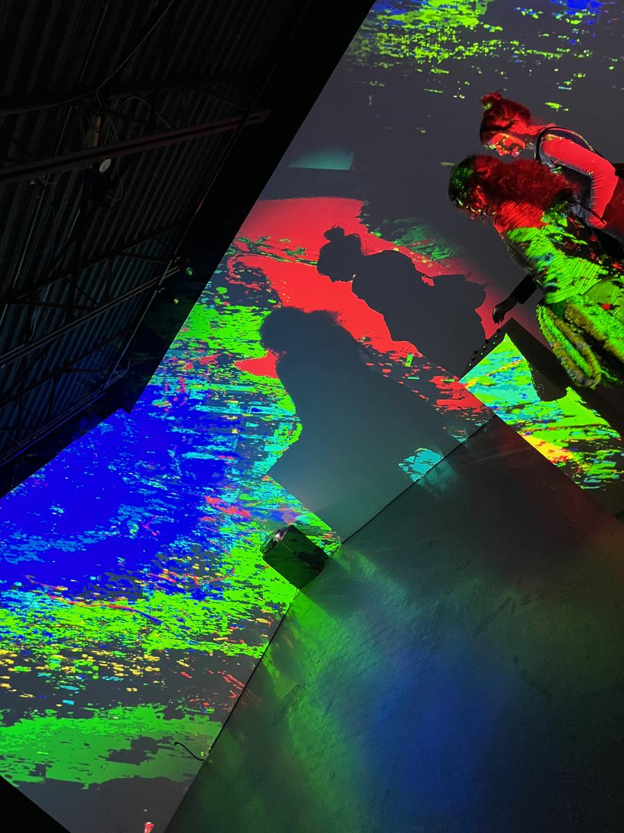 Catalyst, projection across the room