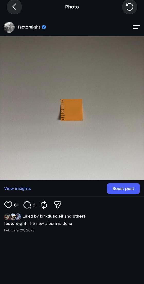 Surviving screenshot of a deleted post