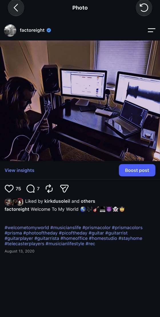 Surviving screenshot of a deleted post